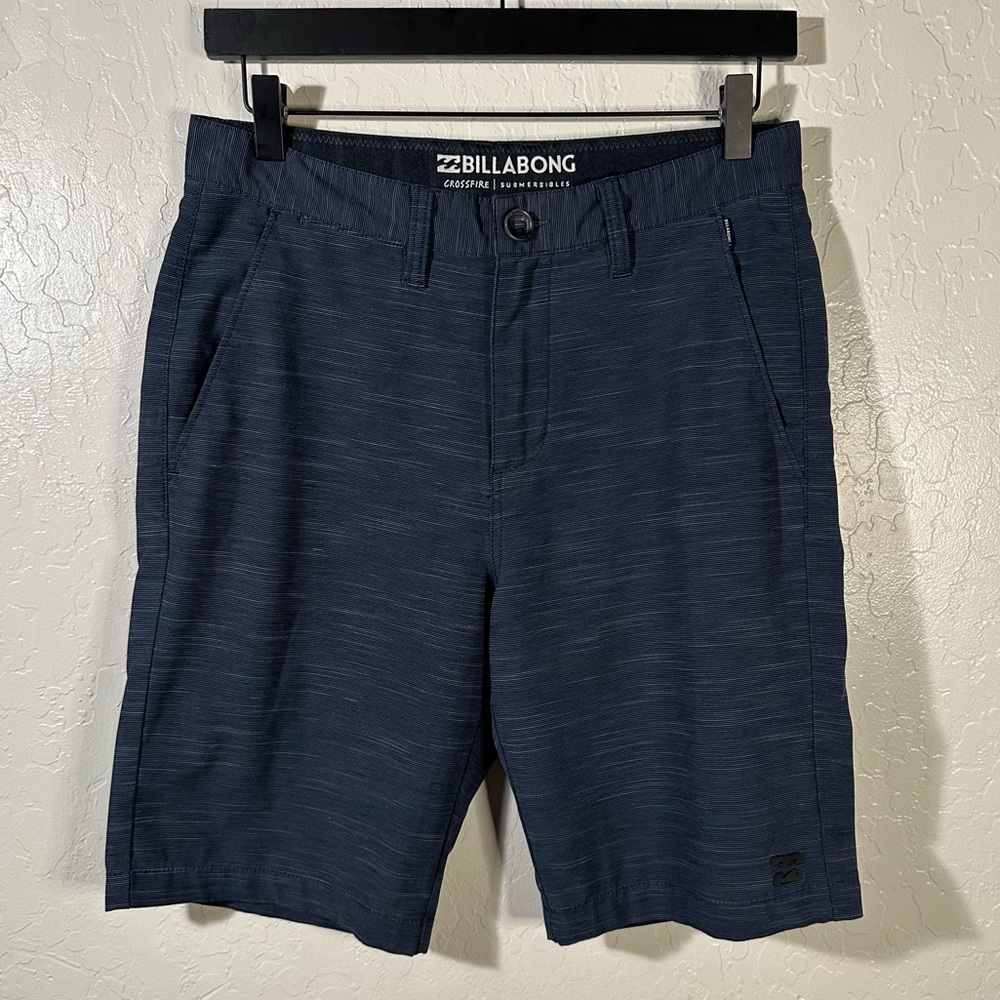 Billabong Crossfire Submersibles Shorts in Heathered Navy Blue